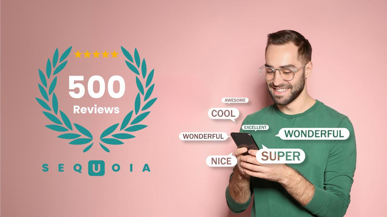 500 отзывов в App Store